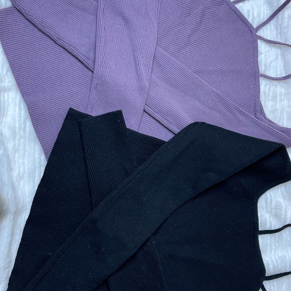 Cold shoulder ribbed top - Picture 8 of 8